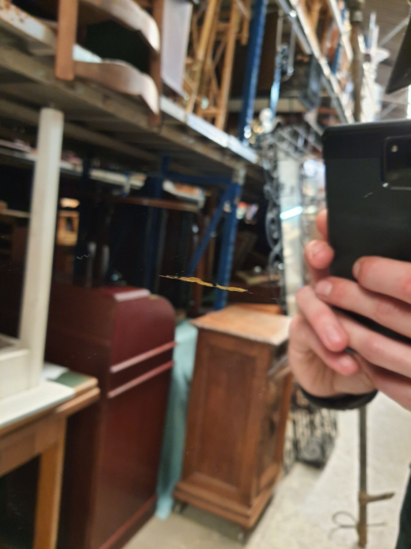 Mirror gilded wood 156x135