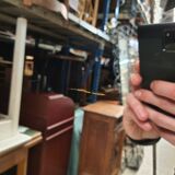 Mirror gilded wood 156x135