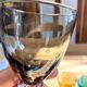 Lot de sept verres colorés