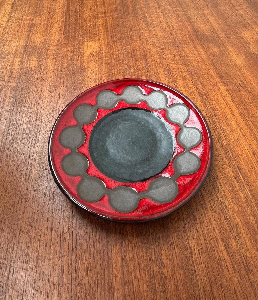 Wall plate in ceramic from West Germany from the 1960s by Dümler & Breiden - Mid-Century Style