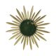 Mid Century Copper Plated Metal Sun Mirror Deknudt Convex 55cm