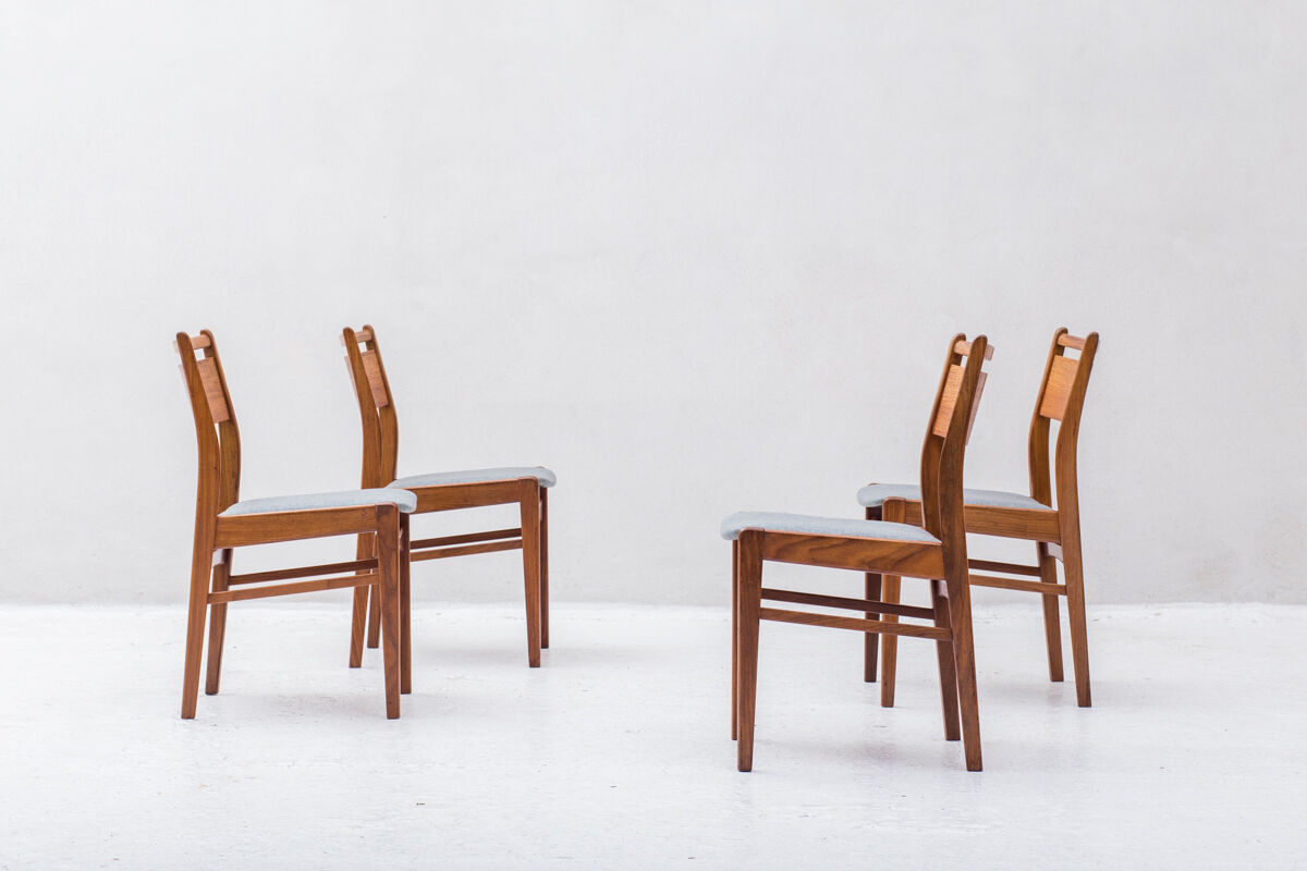 Set of 4 dining chairs, Dutch design, 1950’s