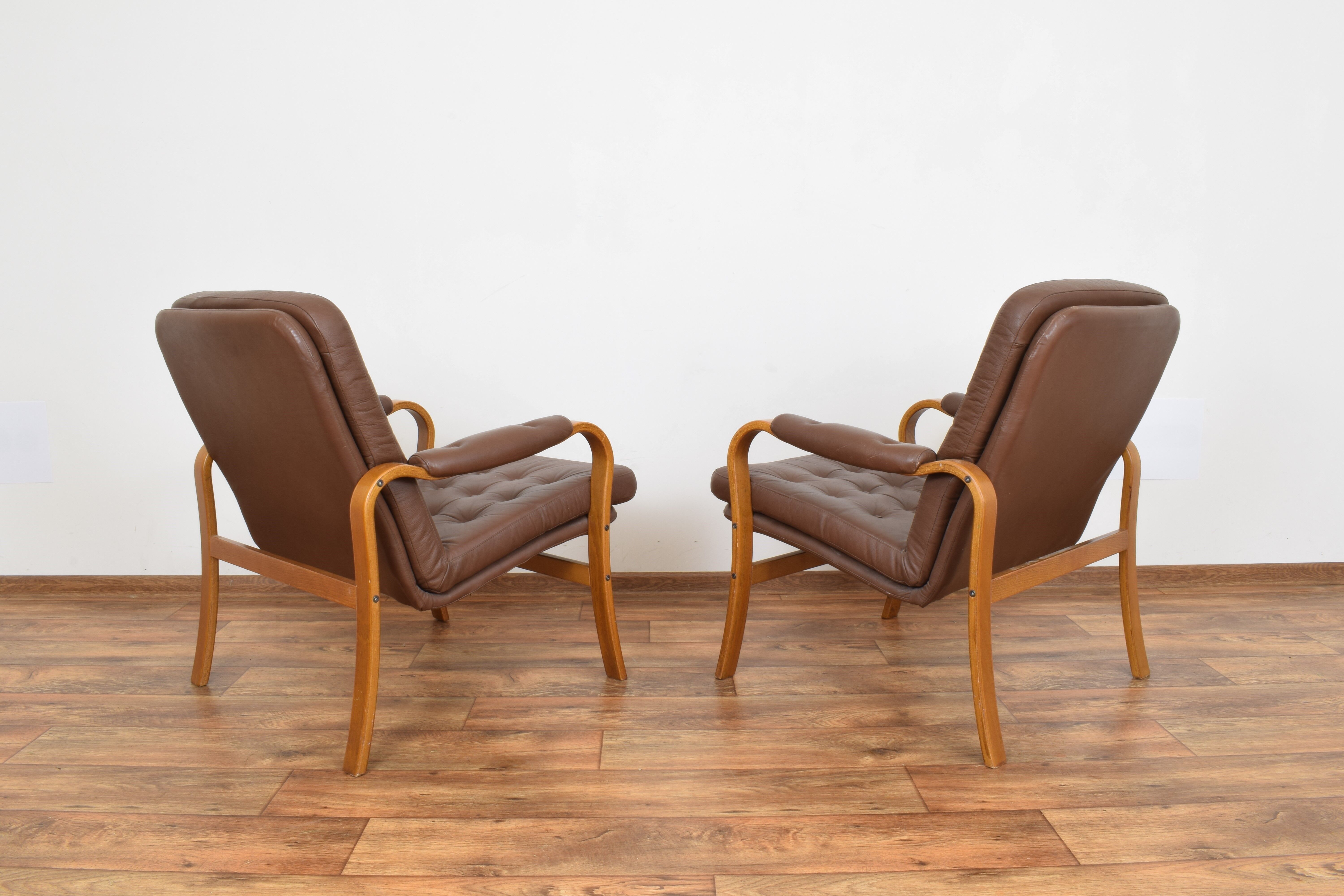 Mid-Century Swedish Armchairs from Göte Möbel, 1960s, Set of 2