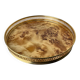 Aldo Tura style tray in Lucite burl wood, Italy, circa 1970