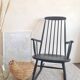 Scandinavian rocking chair from the 1960s.