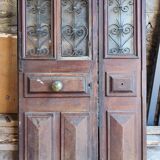 Porte d'entrée XIXème en chêne