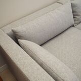 Grey corner sofa, Scandinavian design, 00s