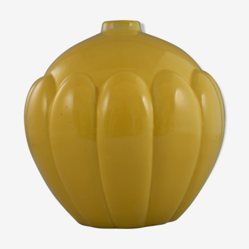 Vase boule jaune Saint Clément