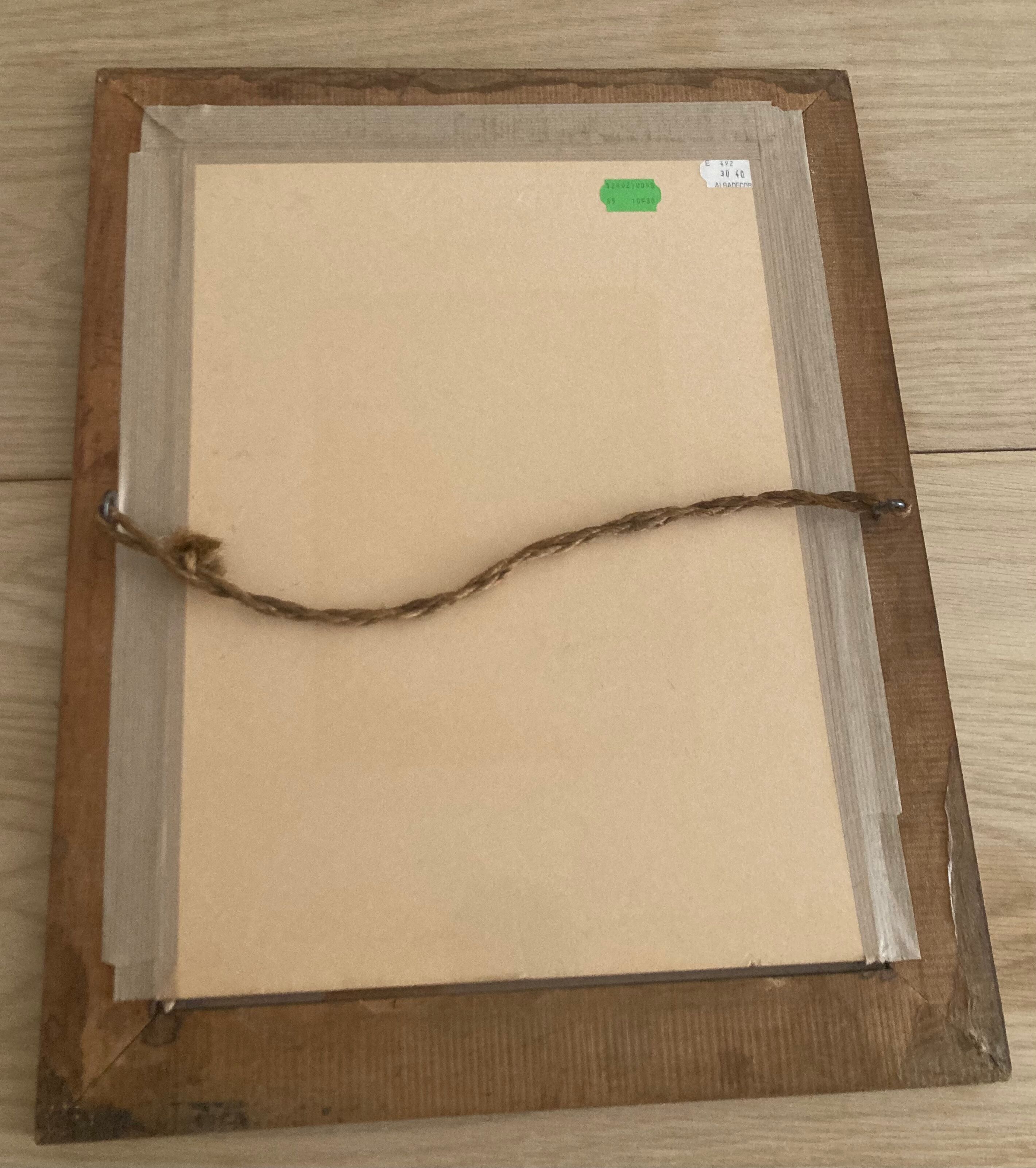 Art Deco wooden frame