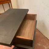 Console table in carved oak XX century