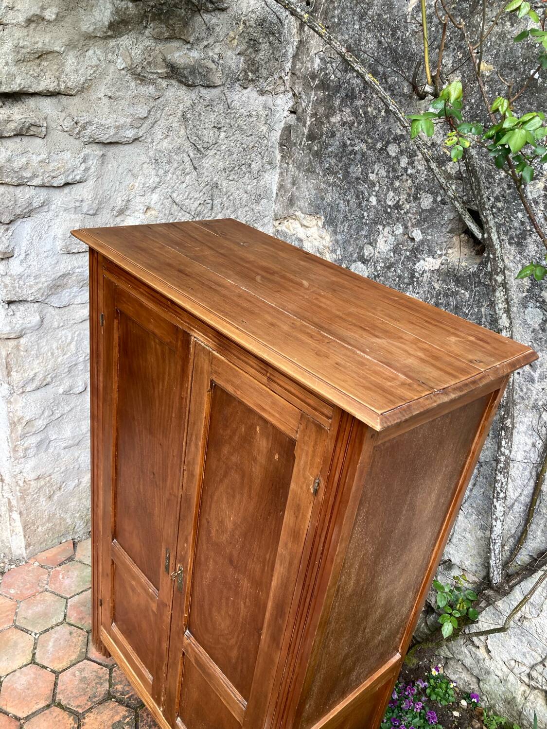 Small antique wardrobe in Art Deco style