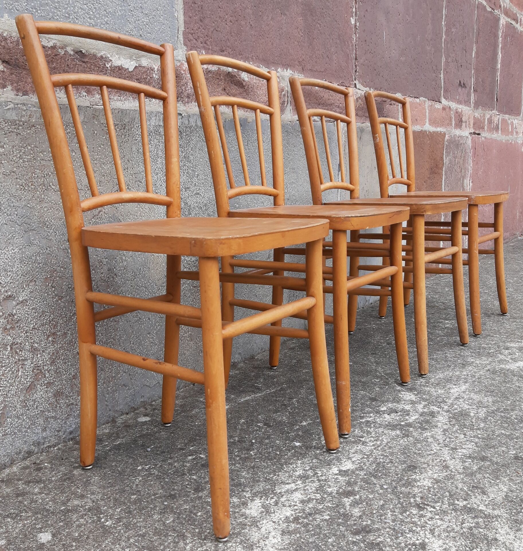 Chaises bistrot (Lot de 4 chaises)