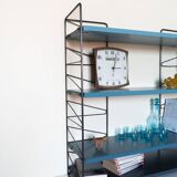 Blue degraded shelf