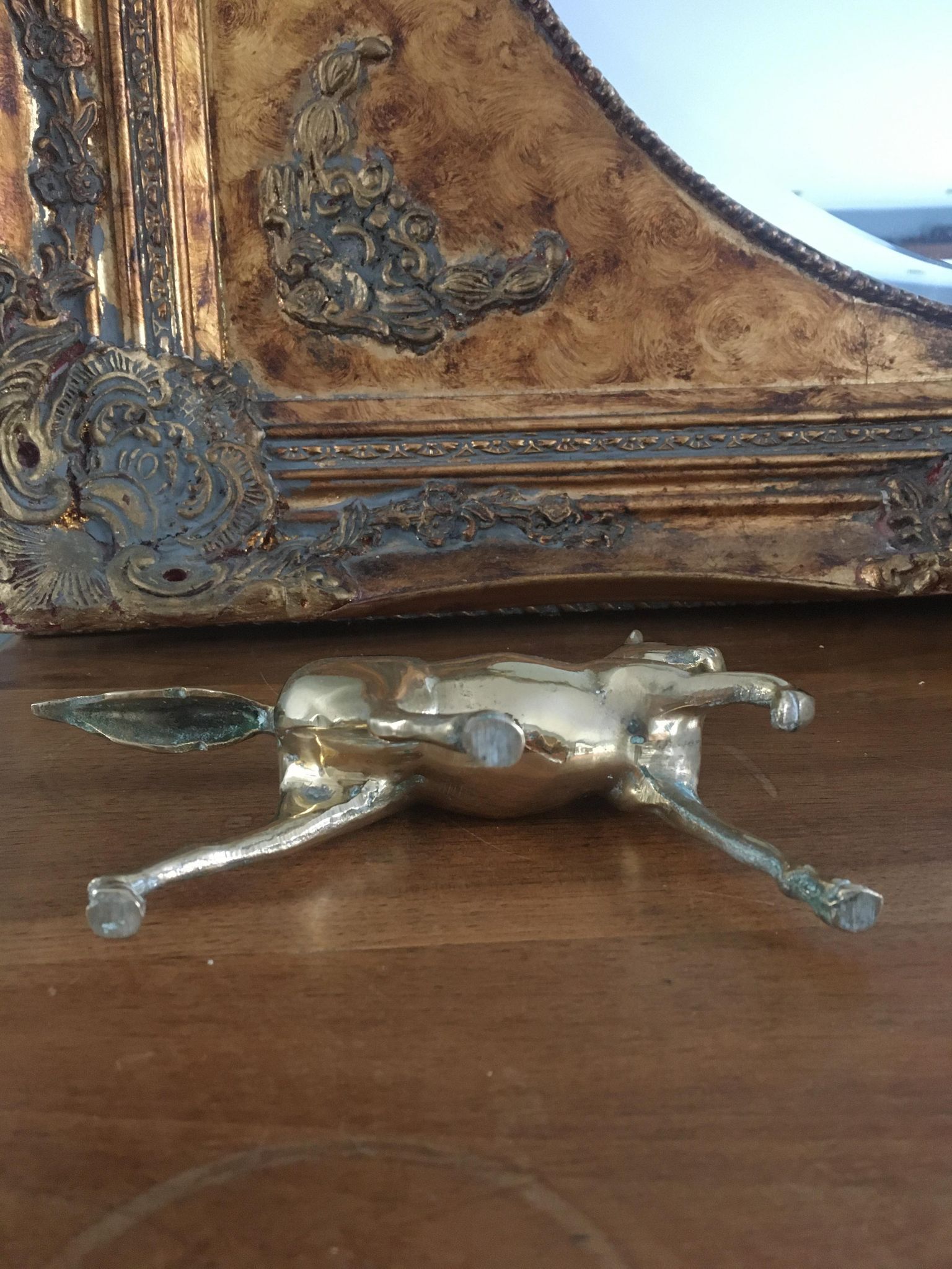 Brass horse
