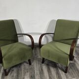 Armchairs by Jindrich Halabala, 1940s, Set of 2