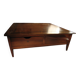 solid walnut coffee table Roche Bobois first hand