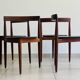 Set of 4 vintage Hans Olsen chairs for Frem Røjle Denmark