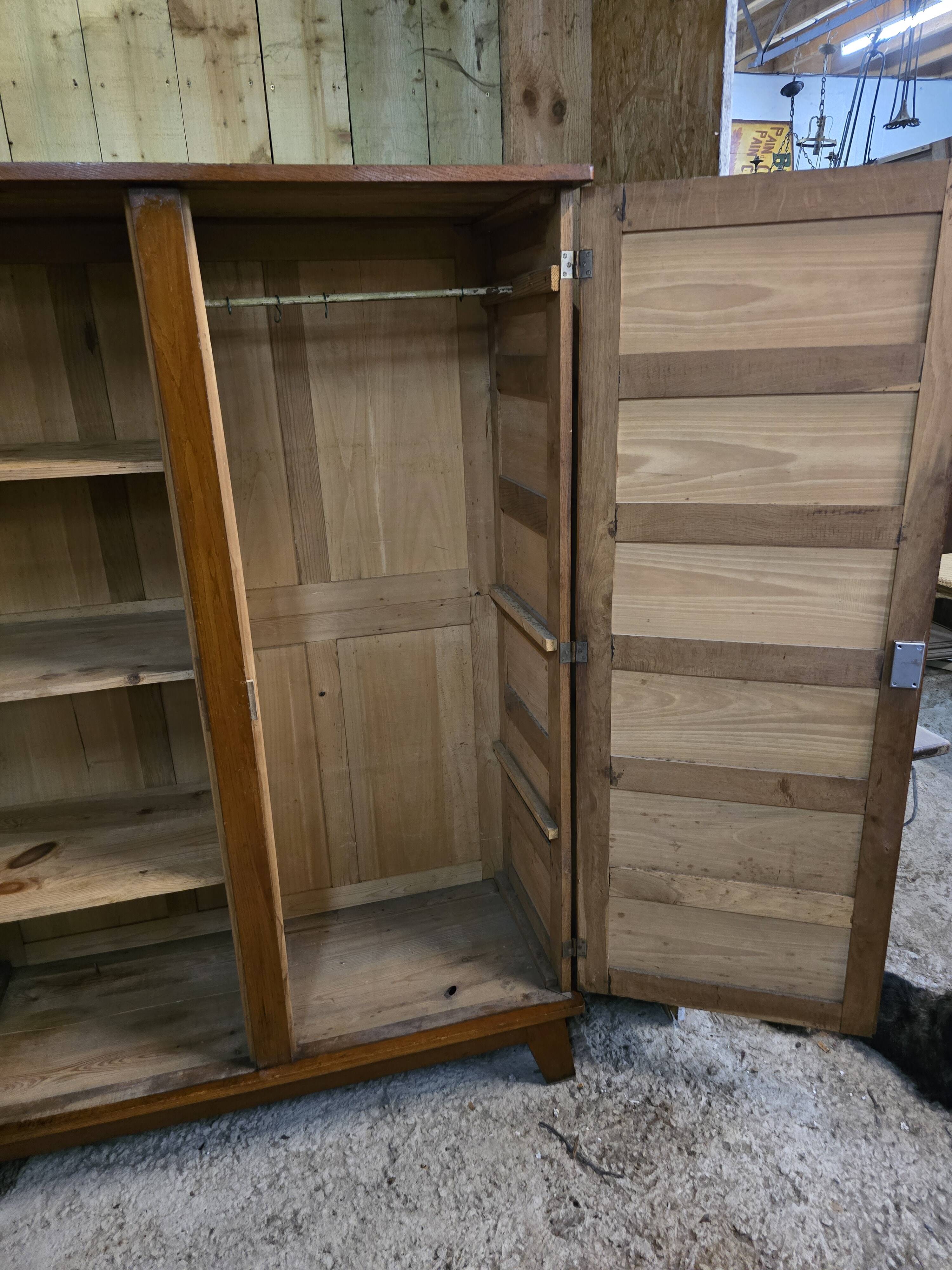 Vintage René Gabriel wardrobe with 2 doors