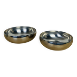 2 AMC stainless steel salad bowls / fruit bowls