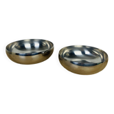 2 AMC stainless steel salad bowls / fruit bowls