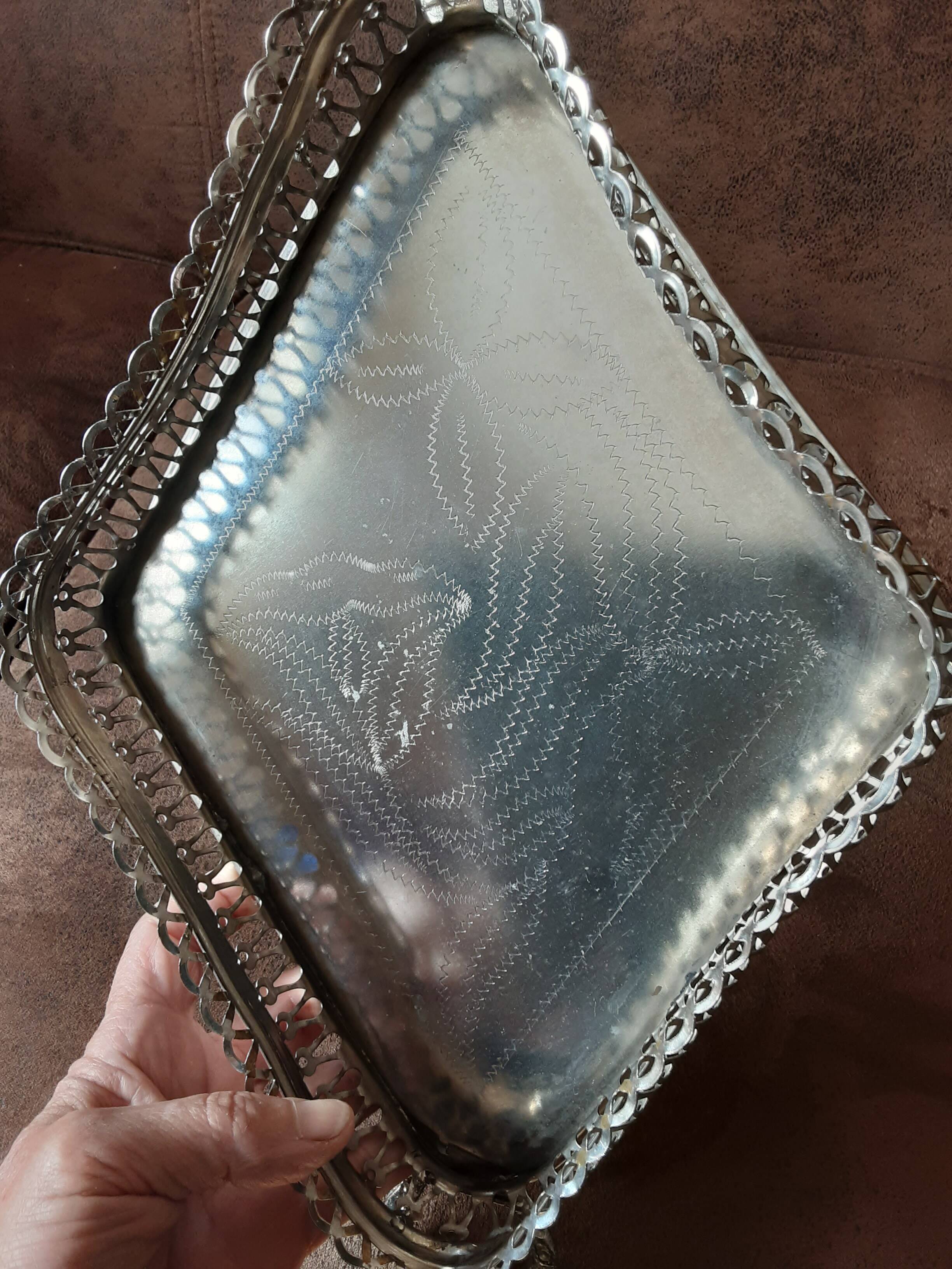 Vintage metal tray