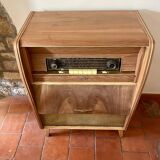 Meuble radio lecteur vinyles