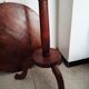 Large walnut side table