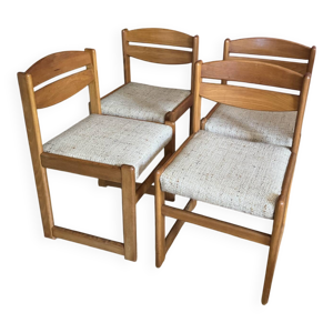 Chaise traîneau orme