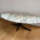 Coffee table with marble top