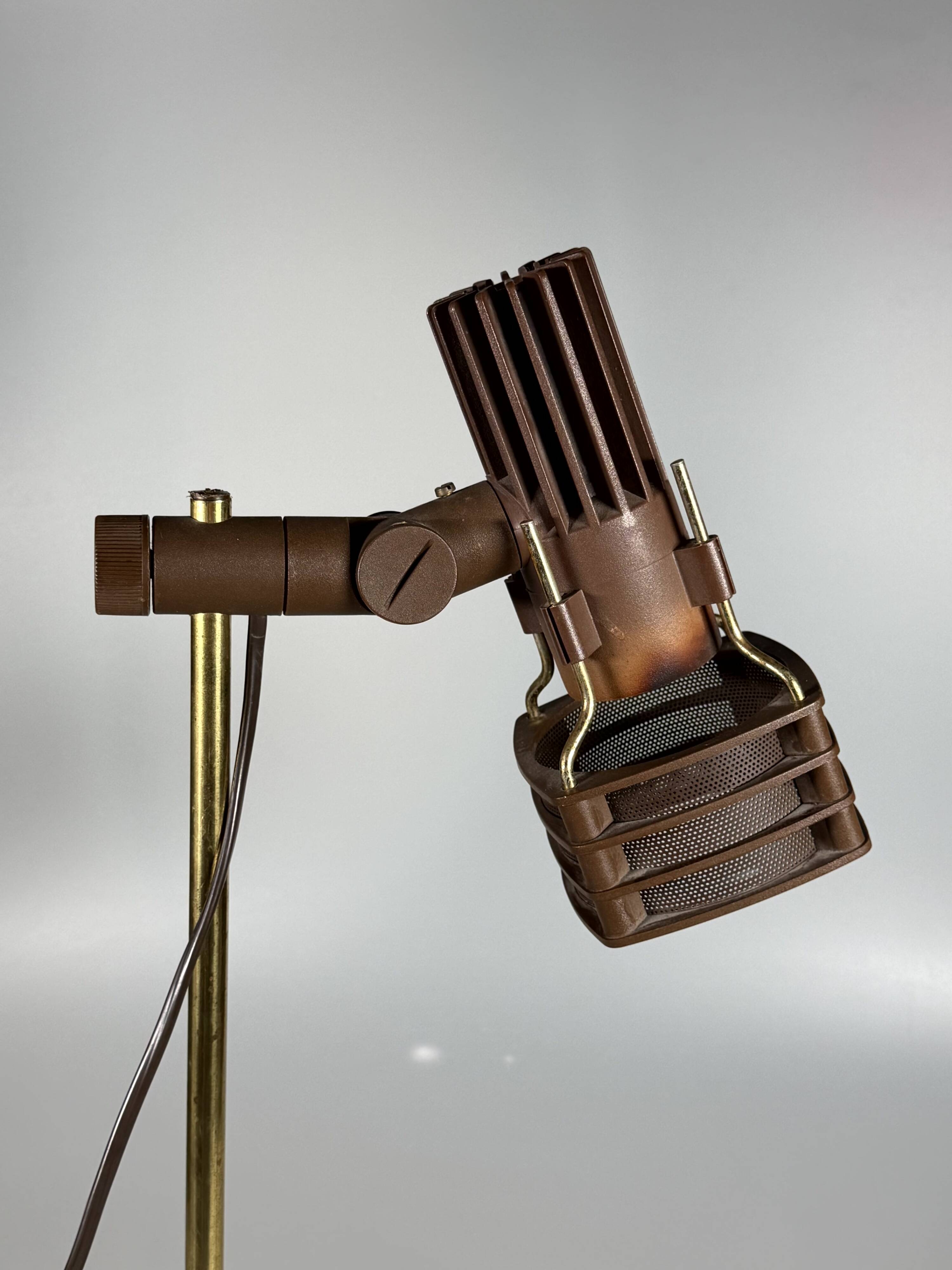 1960s 1970s Table Lamp Desk Lamp Space Age Design Metal Plastic