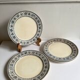 Assiette terre de fer U&cie Sarreguemines