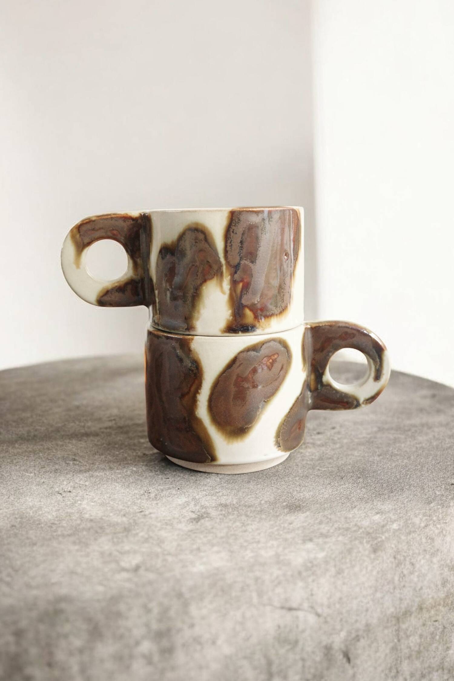Stoneware mug "La Vache!" – large version 245 ml 🐄☕