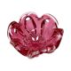 Bol en verre rose Chřibská, Josef Hospodka, Bohême vintage, années 1960