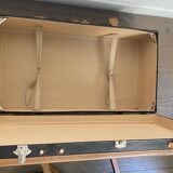 Malle Cabin Mid-Century Fibre Vulcanised / Beige Leather / Metal