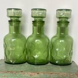 Frosted glass carafe bottle