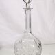 Cut crystal carafe from Saint-Louis, Chantilly model, no. 144, France.