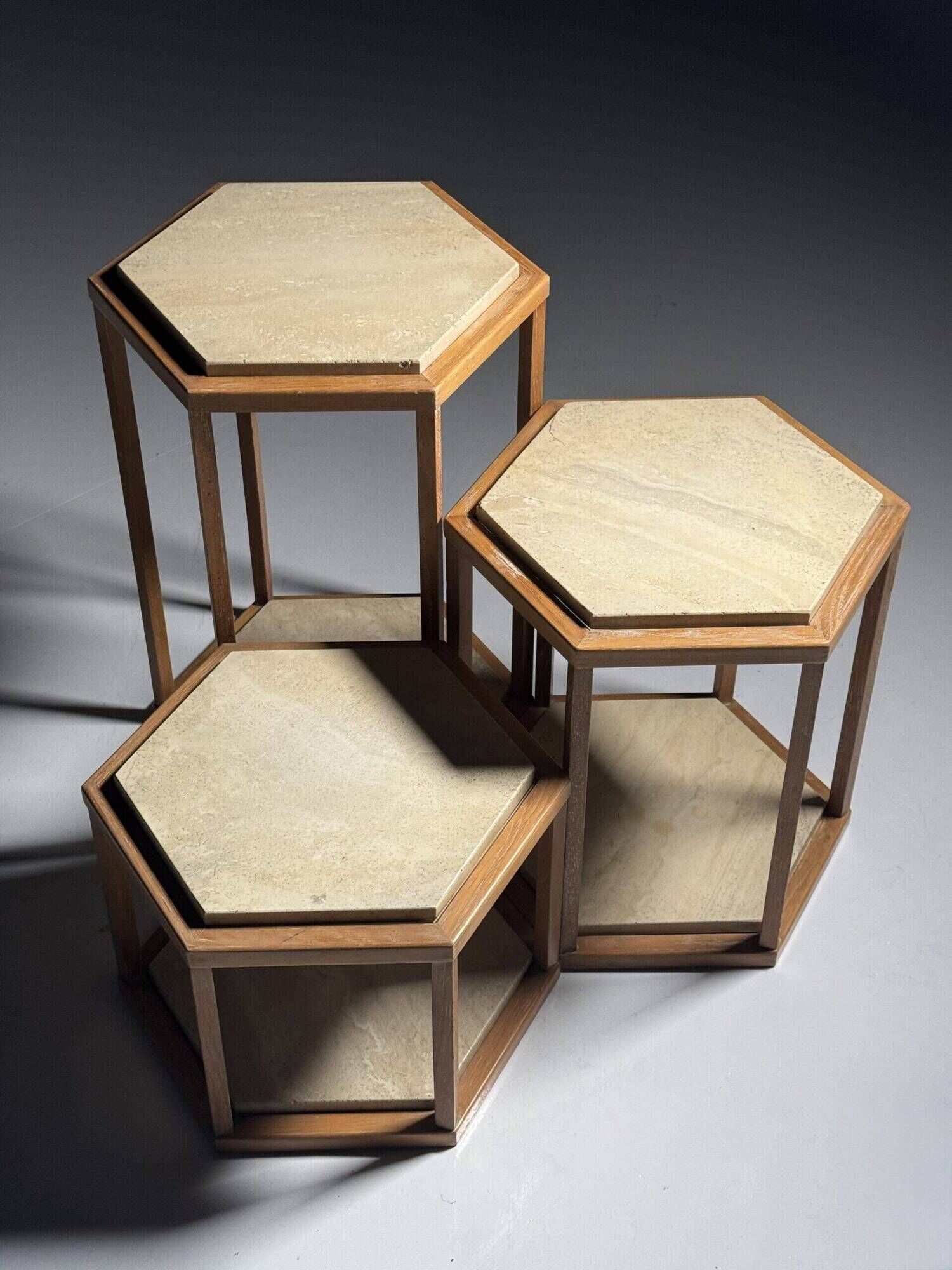 Set of 3 side tables Roche Bobois