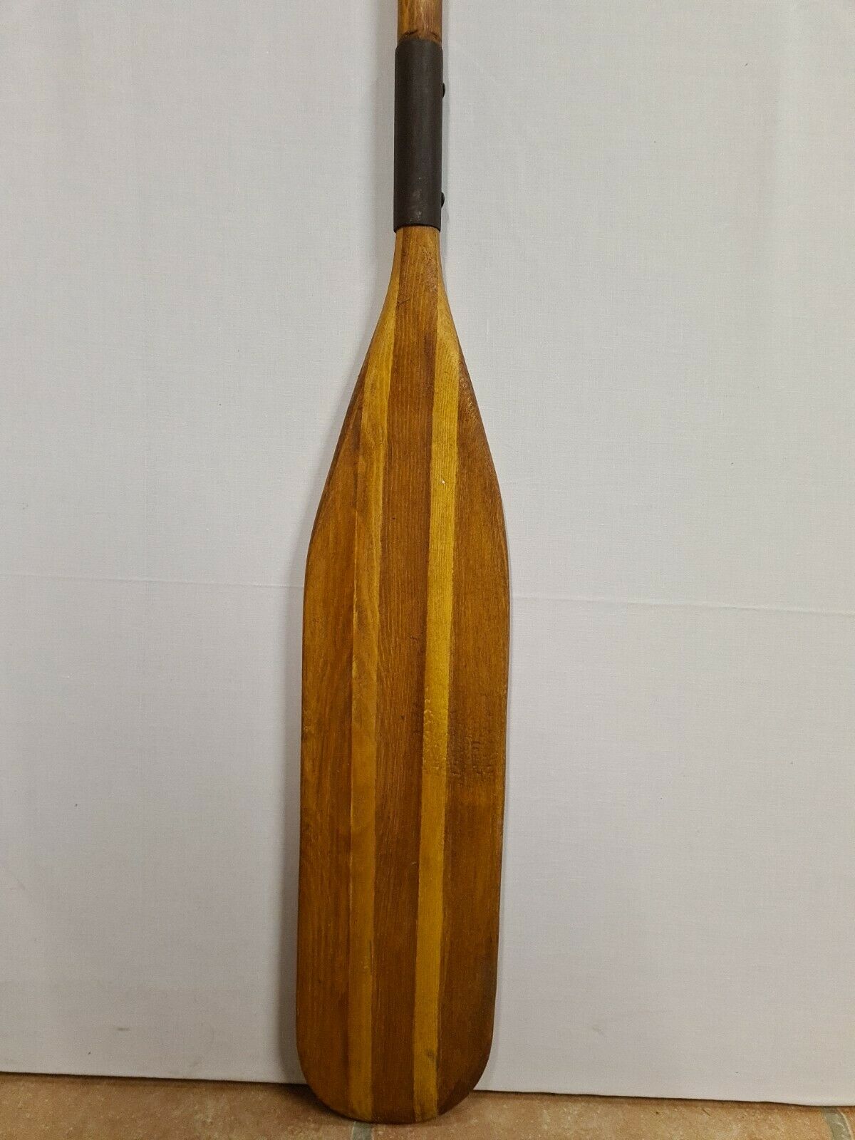 Wooden boat oar