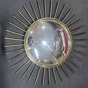 old Witch's Eye Sun Mirror burnished brass