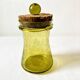 Bubble glass jar with lid, Biot glassware