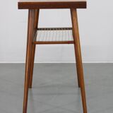 1960s Side Table in Oak Finish , Czechoslovakia