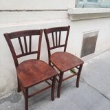 Paire de chaises bistrot