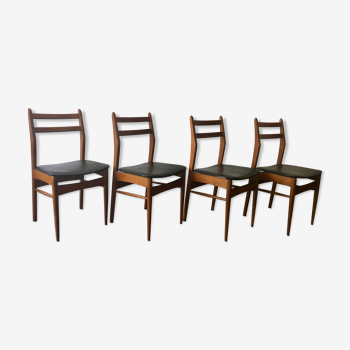 Lot de 4 chaises design scandinave