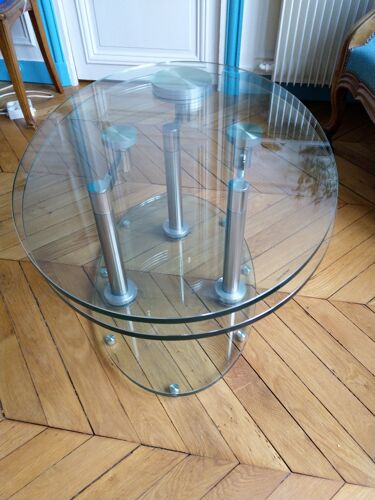 Table basse en verre design