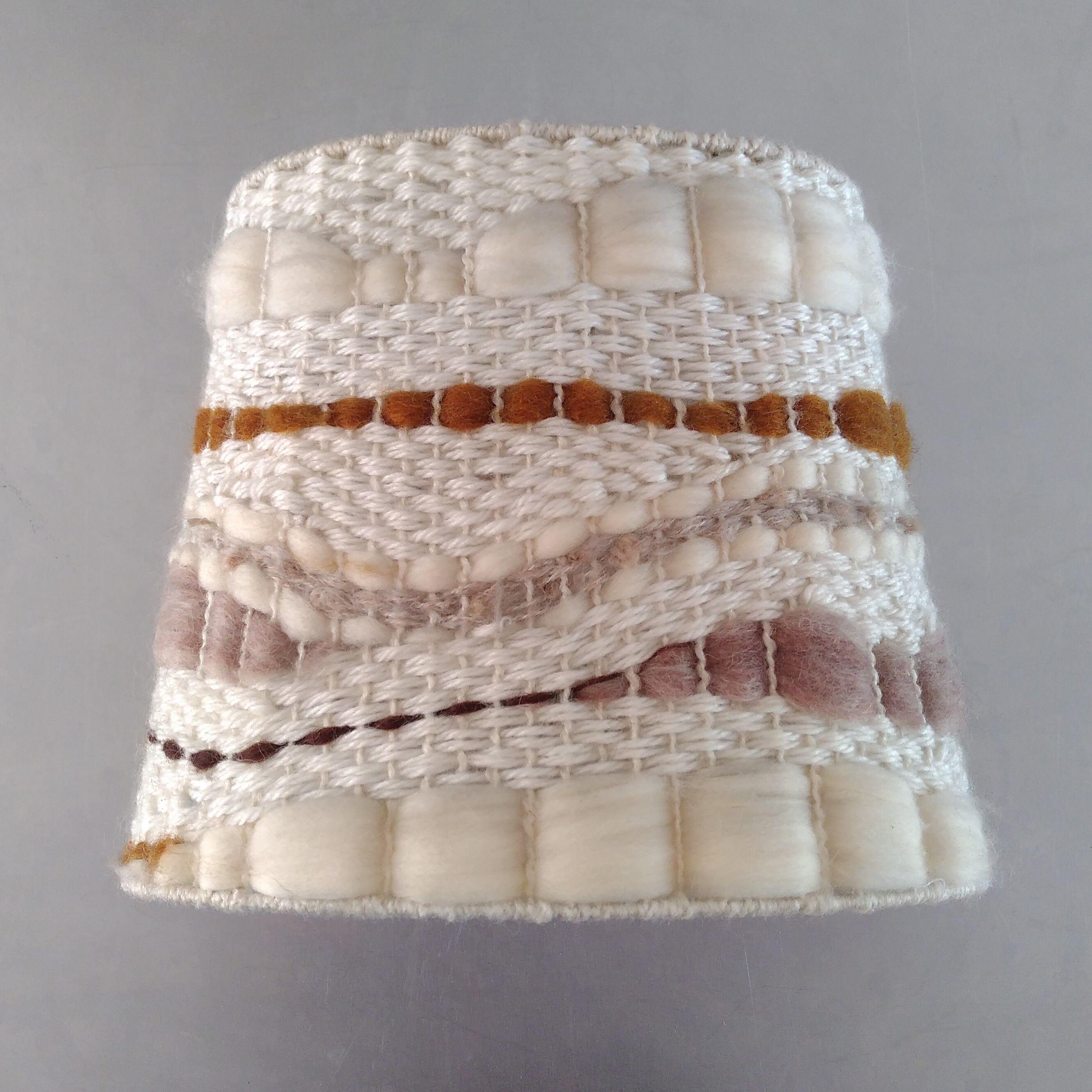 Vintage wool lampshade
