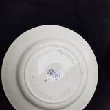 6 plates with dessert iris Clairefontaire