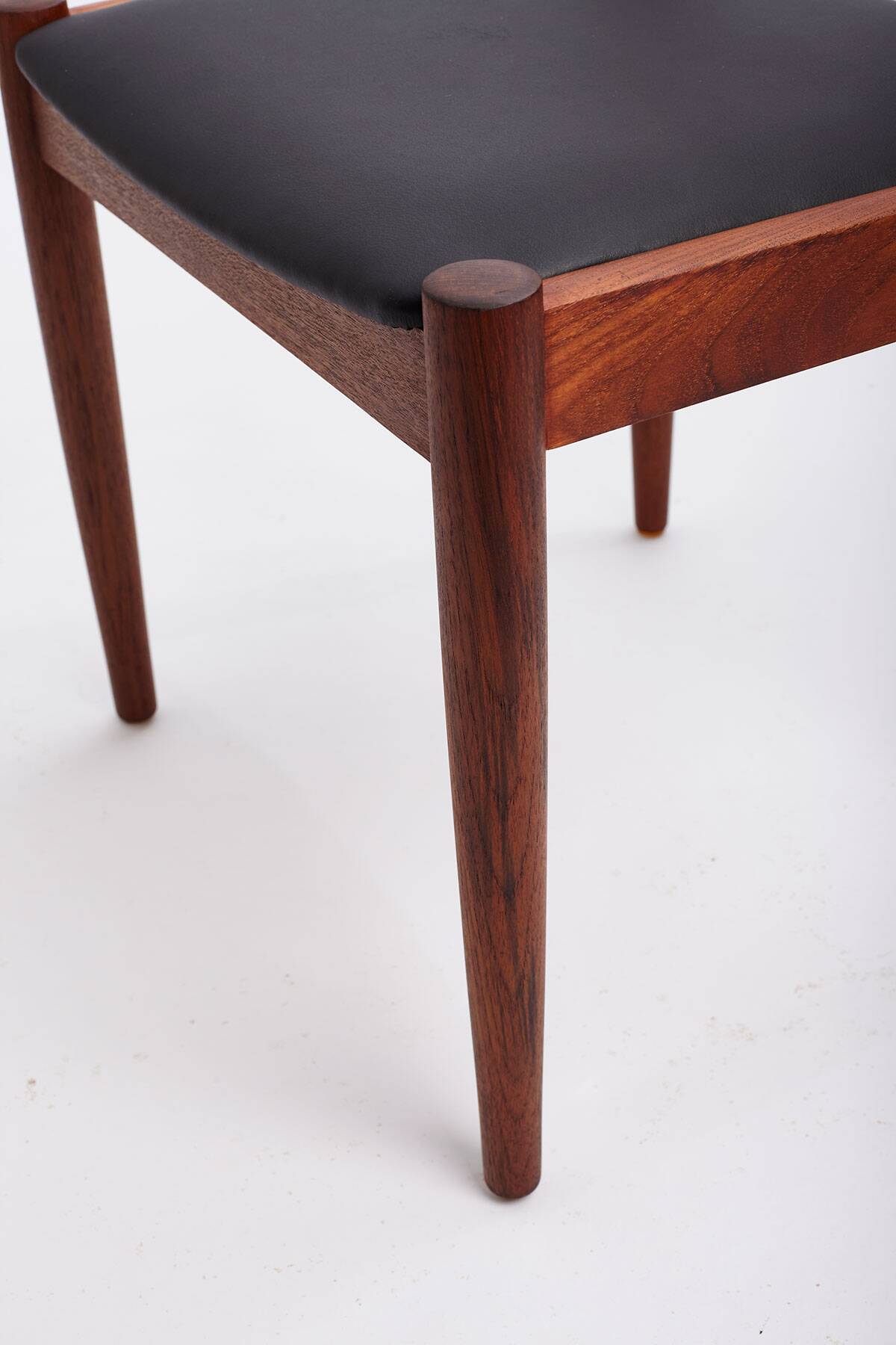 Set of 8 Mid-Century Teak Dining Chairs, Denmark 1960's