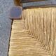 4 chaises paillées de campagne en bois