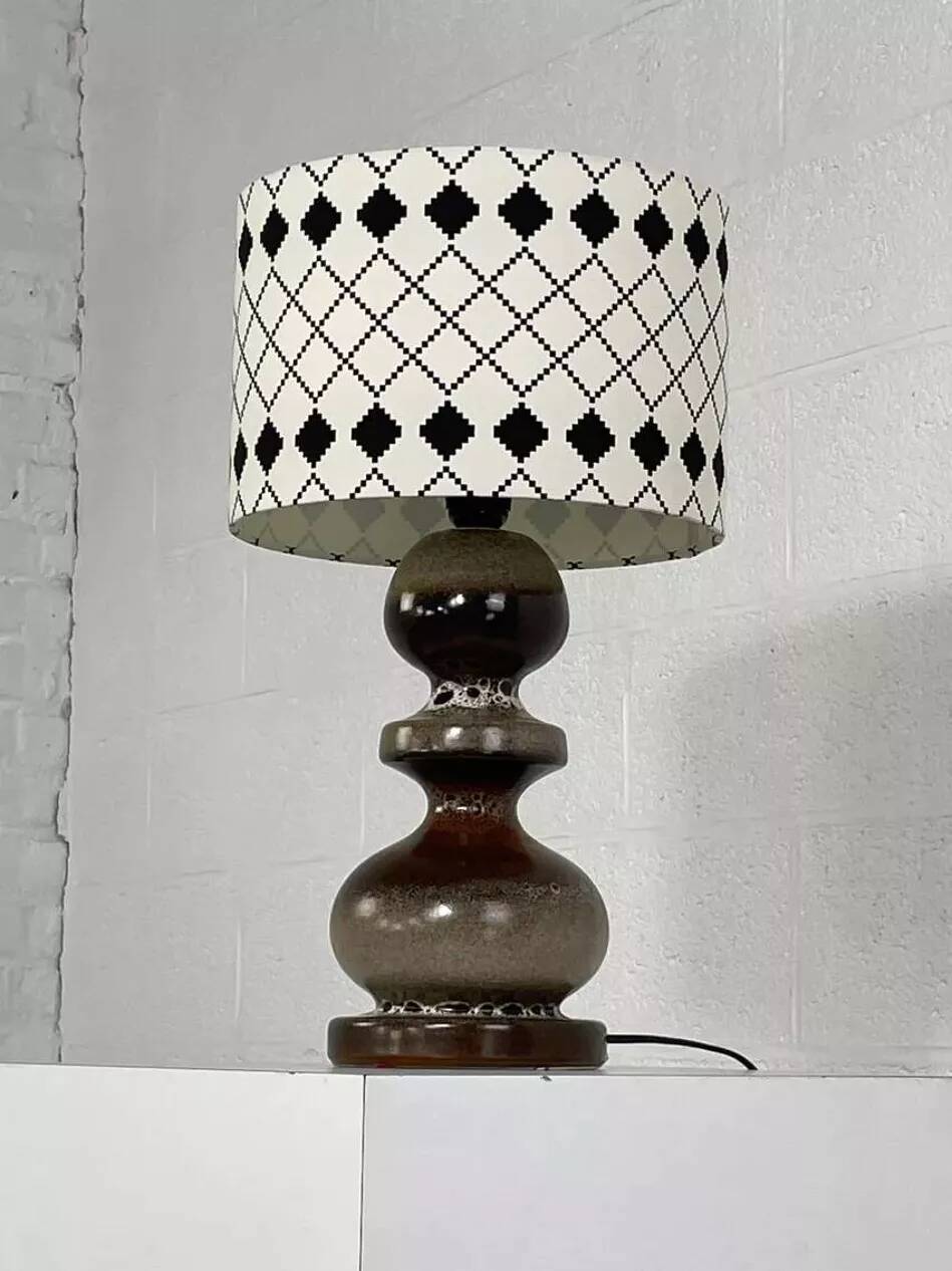 Lampe vintage en céramique
