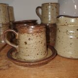 Speckled sandstone espresso service